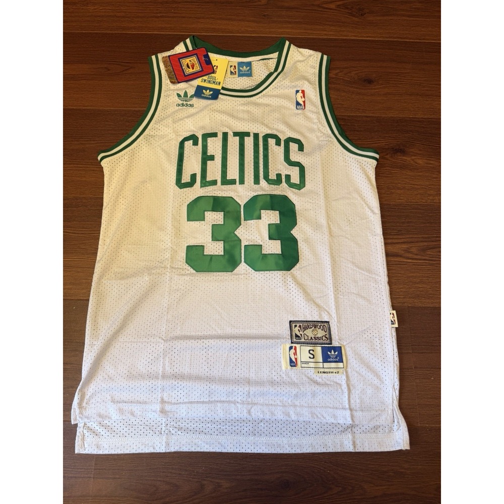 NEW Adidas Hardwood Classics NBA Boston Celtics Larry Bird 33 Jersey Mens Small